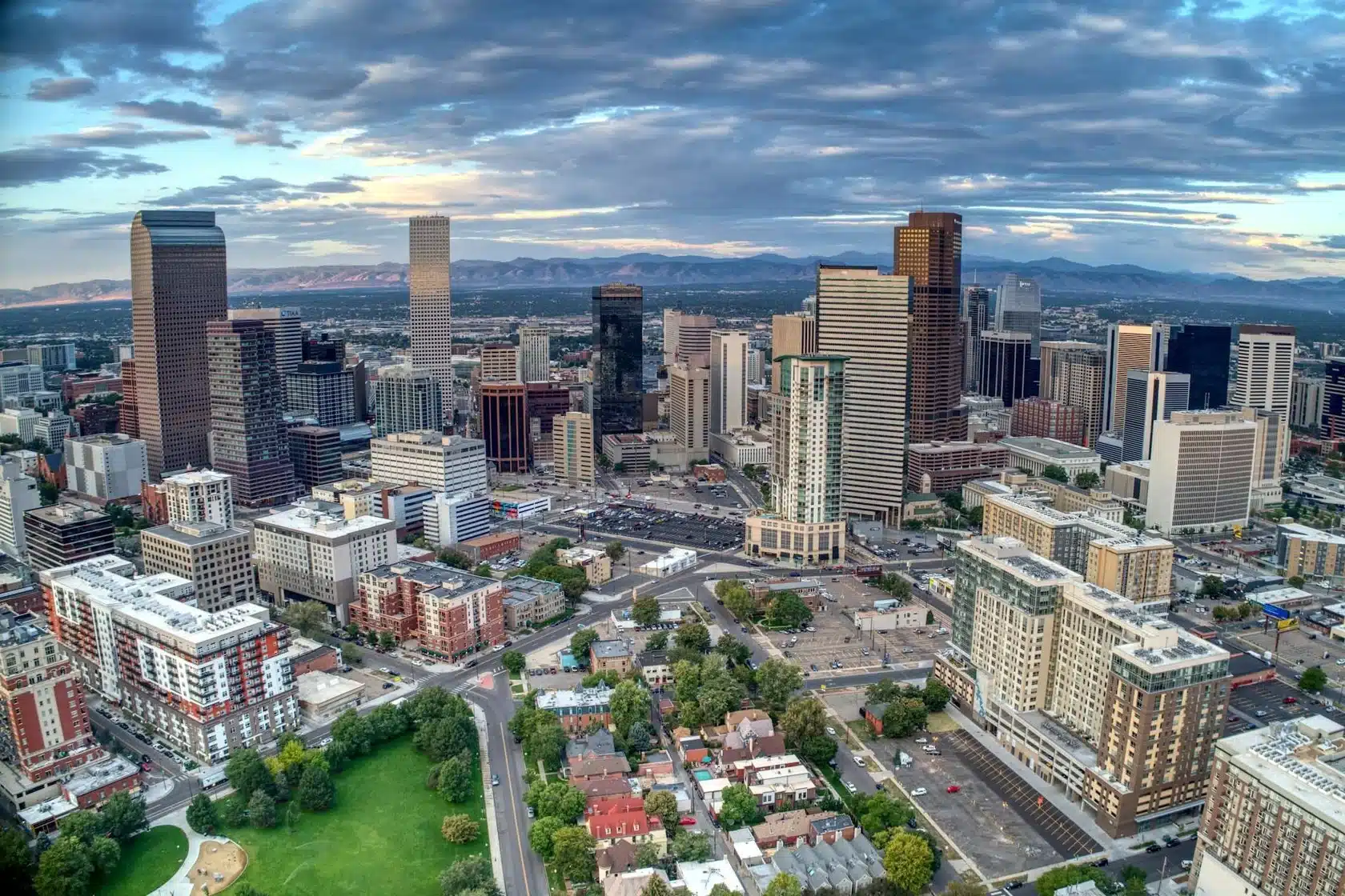 Sky View of Denver Tech Center Colorado